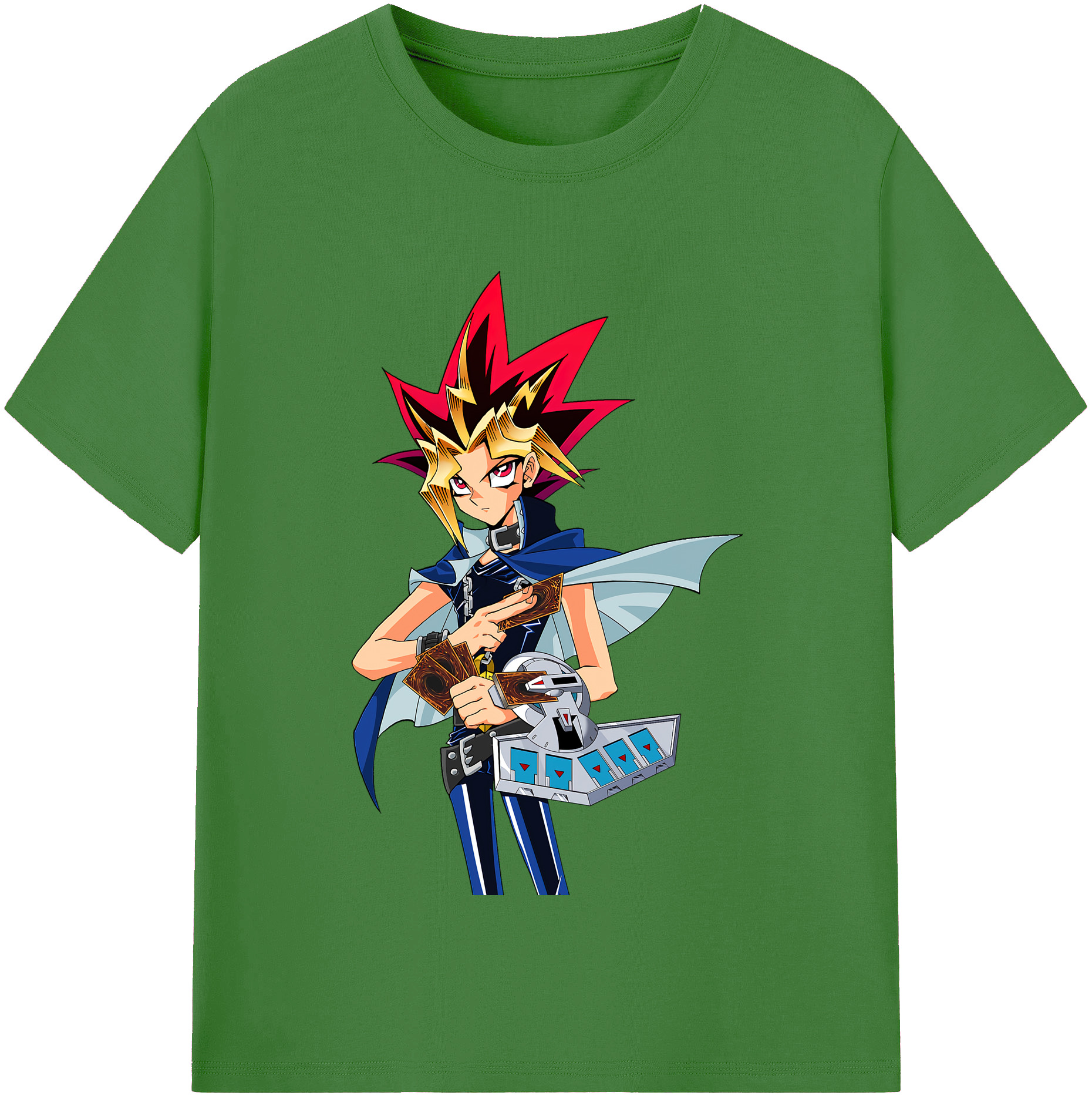 （画像用） 遊☆戯☆王 Yu-Gi-Oh! レディースカジュアルプリントTシャツ（綿100％）